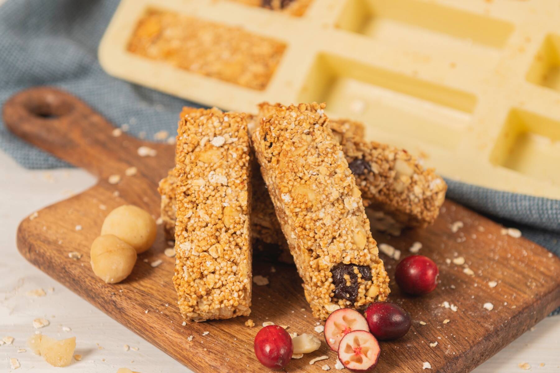 GranolaCranberryBars Rezept Küchengötter