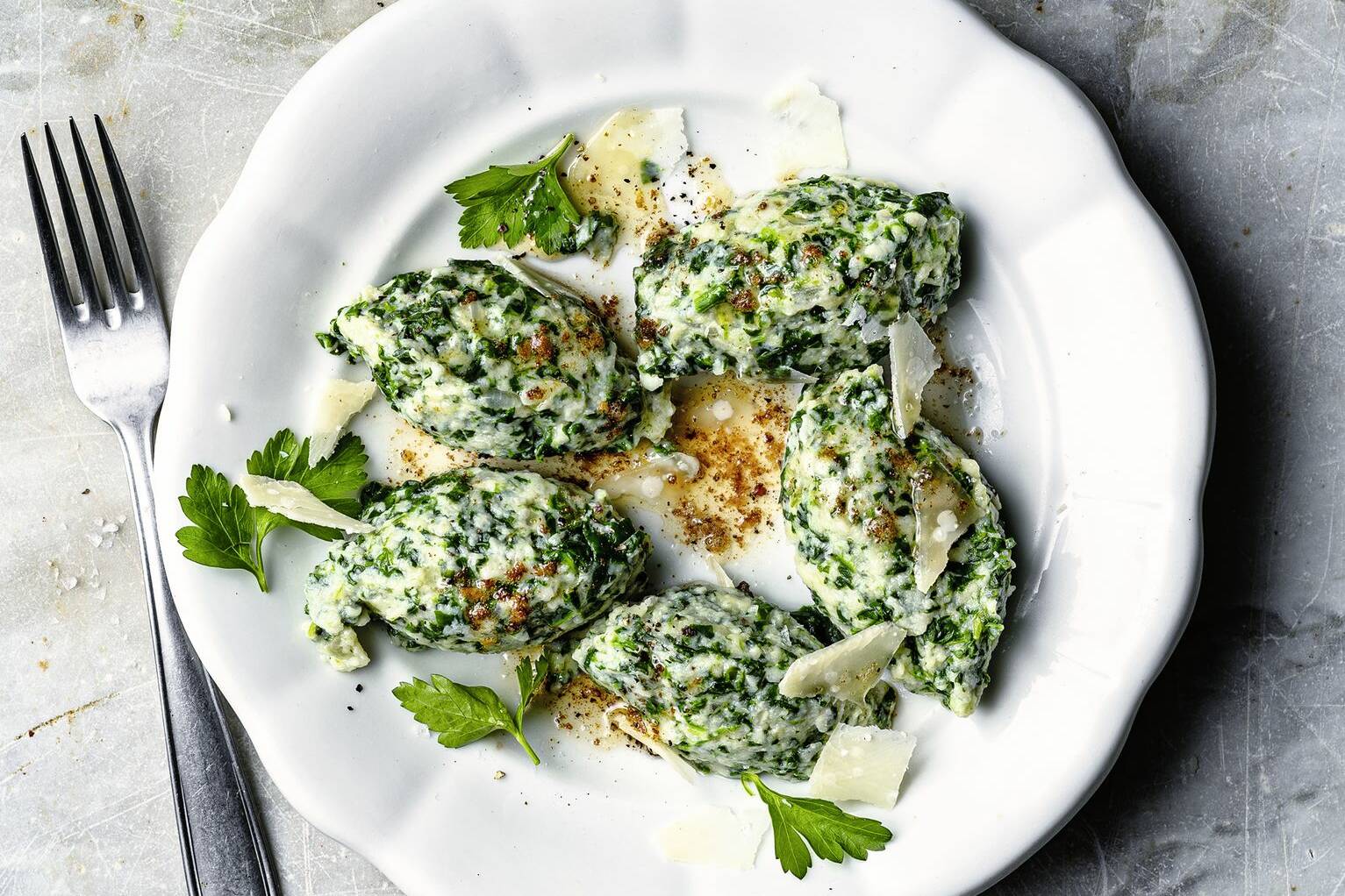 Malfatti - Spinat-Käse-Nocken Rezept | Küchengötter Malfatti - Spinat-Käse-Nocken Rezept | Küchengötter