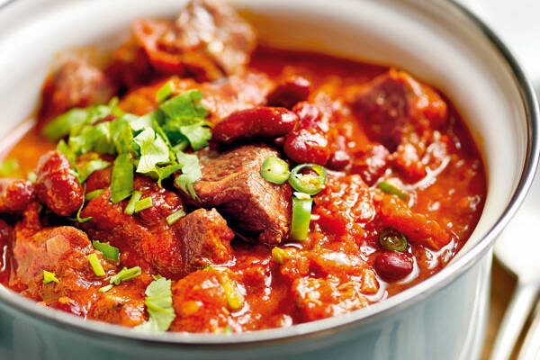 Bohnen Rindfleisch Chili Rezept Kuchengotter
