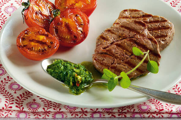 Steak mit Petersiliensauce Rezept | Küchengötter