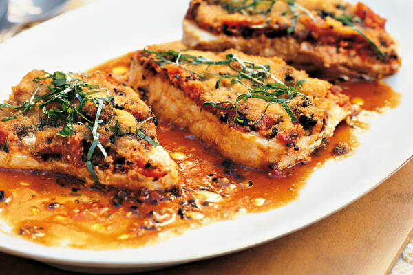 Thunfisch mit würziger Tomatensauce