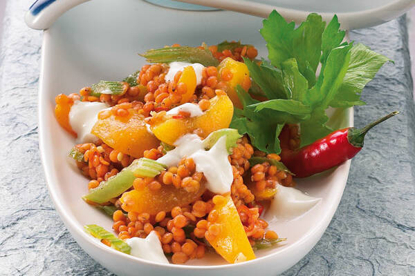 Curry-Linsen mit Aprikosen Rezept | Küchengötter Curry-Linsen mit Aprikosen Rezept | Küchengötter