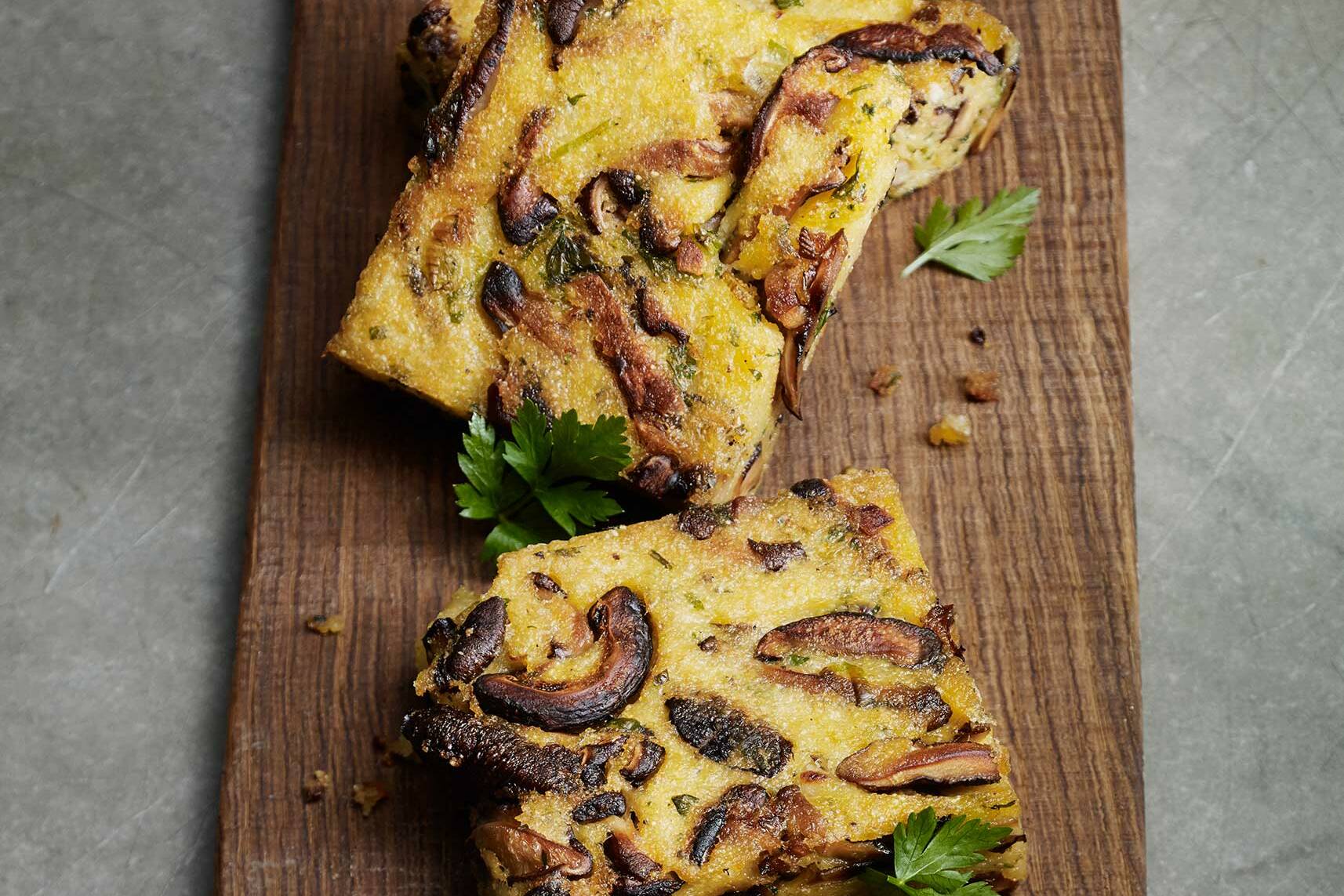 Polentaquiche mit Shiitakepilzen | Detox | Küchengötter Polentaquiche mit Shiitakepilzen | Detox | Küchengötter