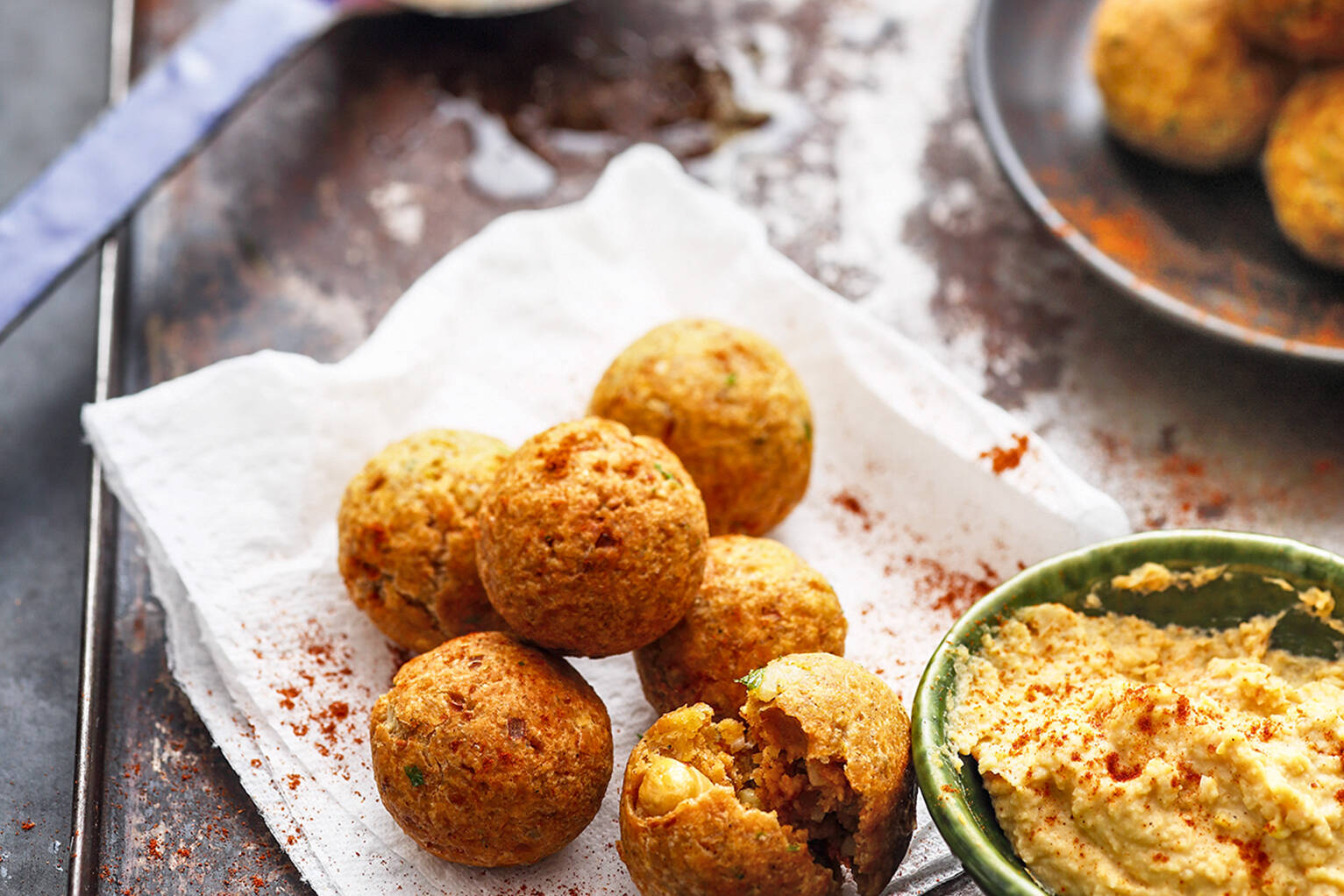 Falafel mit Hummus Rezept | Küchengötter Falafel mit Hummus Rezept | Küchengötter