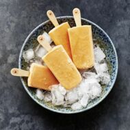 Frozen Papaya-Joghurt-Eis
