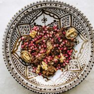Persisches Huhn in Walnuss-Granatapfel-Sauce
