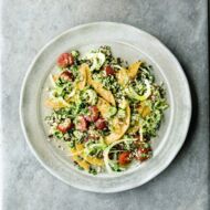 Couscous-Salat mit Melone und Fenchel