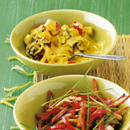 Curry mit Kohlrabi und Mangold