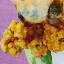 Frittierte Maisklößchen Frittierte Maisklößchen