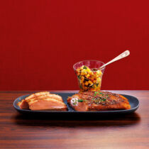 Entenbrust mit Ananas-Salsa Entenbrust mit Ananas-Salsa