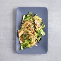 Reisnudeln mit Pak Choi Reisnudeln mit Pak Choi