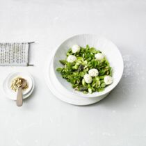 Spargelsalat mit Mozzarella