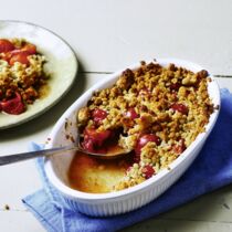 Kirschtomaten mit Parmesanstreuseln Kirschtomaten mit Parmesanstreuseln