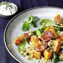 One-Pot-Bulgur mit Merguez