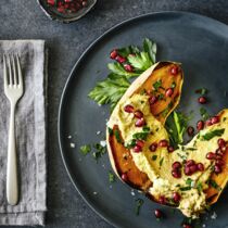 Baba Ghanoush auf Süsskartoffel