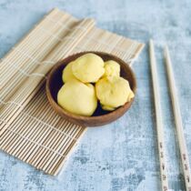 Mochi mit Kurkuma Mochi mit Kurkuma