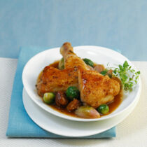 Rosenkohl-Huhn vom Blech Rosenkohl-Huhn vom Blech