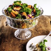 Grünkern mit Ofengemuese Grünkern mit Ofengemuese