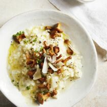 Risotto mit Pfifferlingen Risotto mit Pfifferlingen