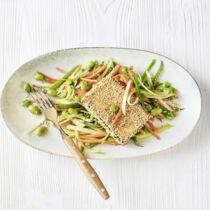 Tofu mit Teriyaki-Gemüse Tofu mit Teriyaki-Gemüse