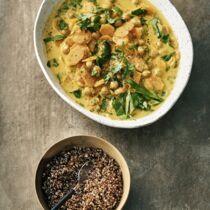 Kichererbsencurry
mit Möhren Kichererbsencurry
mit Möhren