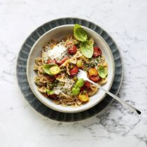 Tomaten-Kapern-Pasta