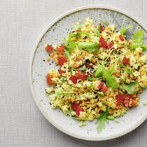 Hirsotto mit Schwarzkümmel Hirsotto mit Schwarzkümmel