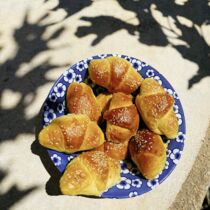 Croissants mit Joghurt