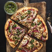 Wrap-Pizza mit Thunfisch Wrap-Pizza mit Thunfisch
