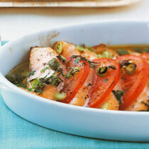 Lachs mit Tomaten