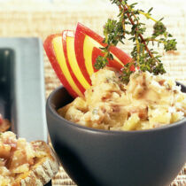 Griebenschmalz mit Äpfeln