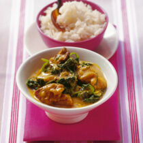 Lamm mit Spinat Lamm mit Spinat