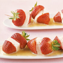 Mozzarella-Erdbeeren