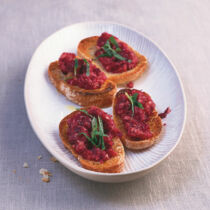 Auberginen-Crostini