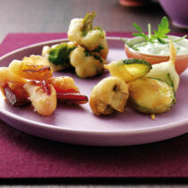 Gemüse in Weinteig Gemüse in Weinteig