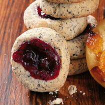 Mohn-Preiselbeer-Küsschen Mohn-Preiselbeer-Küsschen