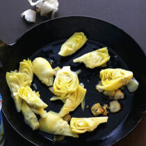 Zitronen-Artischocken-Sauce