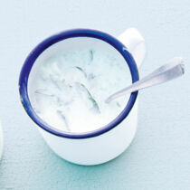 Gurken-Joghurt-Dip für Zwei