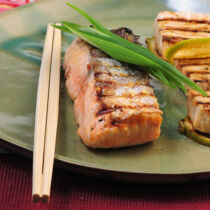 Gegrillter Miso-Lachs