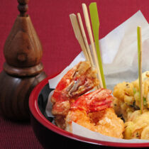 Kokos-Garnelen-Tempura