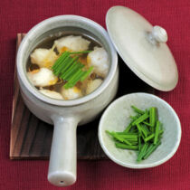 Ingwersuppe mit Fischklößchen Ingwersuppe mit Fischklößchen