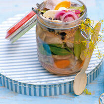 Süßsaurer Matjes im Glas Süßsaurer Matjes im Glas