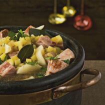 Steckrübeneintopf mit Kasseler Steckrübeneintopf mit Kasseler