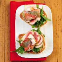 Ciabatta mit Ziegenkäse und Feigen Ciabatta mit Ziegenkäse und Feigen