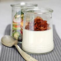 Spargel Panna Cotta mit Spargelsalat Spargel Panna Cotta mit Spargelsalat