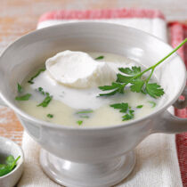 Kohlrabischaumsuppe