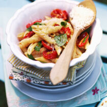 Nudeln mit Ofentomaten