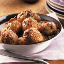 Knoblauch-Kräuter-Kartoffeln vom Blech Knoblauch-Kräuter-Kartoffeln vom Blech