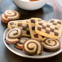 Schwarz-Weiß-Gebäck