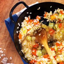 Rüben-Nuss-Risotto ohne Rühren Rüben-Nuss-Risotto ohne Rühren